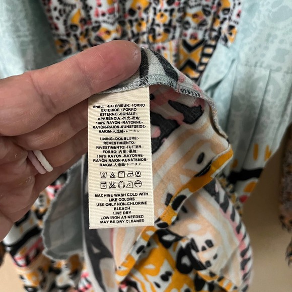 Free People Tegan border printed mini dress - Picture 7 of 10